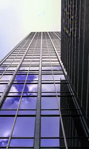 Preview wallpaper buildings, bottom view, facade, architecture