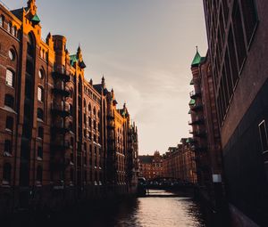 Preview wallpaper buildings, canal, water, bridge