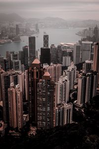 Preview wallpaper buildings, city, aerial view, architecture, metropolis, hong kong