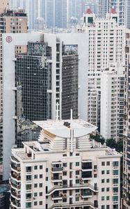 Preview wallpaper buildings, city, aerial view, architecture, high-rise