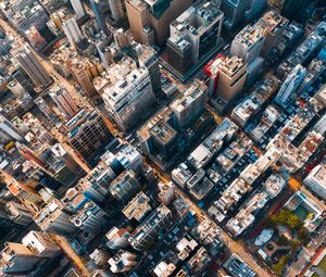 Preview wallpaper buildings, city, aerial view, neighborhoods, architecture, hong kong