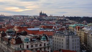 Preview wallpaper buildings, city, architecture, roofs