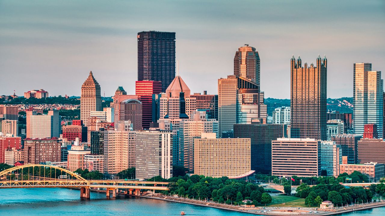 Wallpaper buildings, city, architecture, river