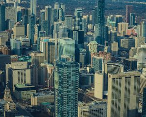 Preview wallpaper buildings, city, architecture, skyscrapers, apartments