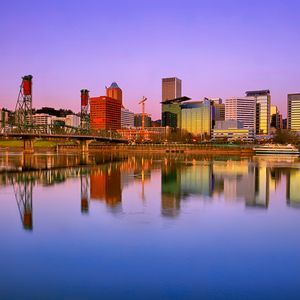 Preview wallpaper buildings, city, architecture, water, reflection