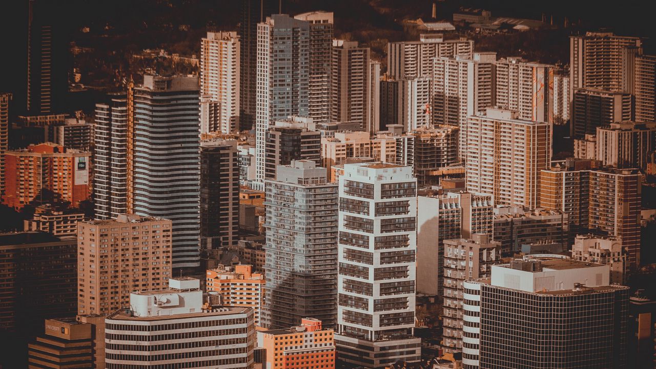 Wallpaper buildings, city, facades