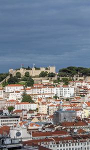 Preview wallpaper buildings, city, fortress, roofs