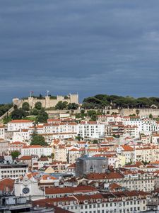 Preview wallpaper buildings, city, fortress, roofs