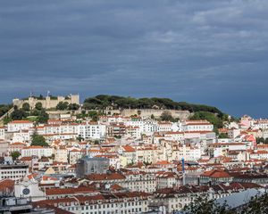 Preview wallpaper buildings, city, fortress, roofs