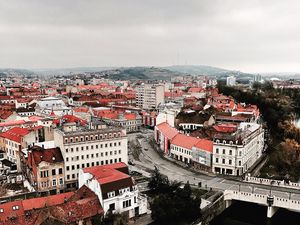 Preview wallpaper buildings, city, roofs, architecture