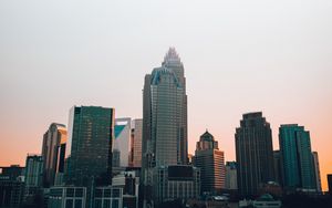 Preview wallpaper buildings, city, sky