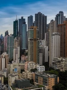 Preview wallpaper buildings, city, skyscrapers, hong kong, china