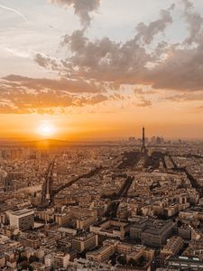 Preview wallpaper buildings, city, sunset, roofs, france