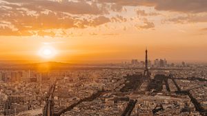 Preview wallpaper buildings, city, sunset, roofs, france