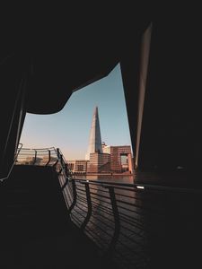 Preview wallpaper buildings, city, view, dark