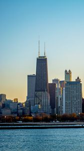 Preview wallpaper buildings, embankment, sea, city, chicago