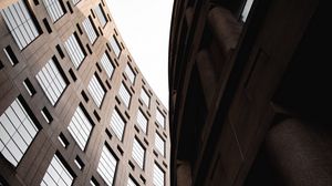 Preview wallpaper buildings, facade, bottom view, architecture