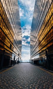 Preview wallpaper buildings, facade, glass, architecture, modern