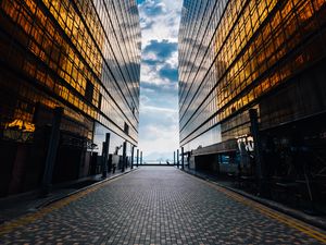 Preview wallpaper buildings, facade, glass, architecture, modern