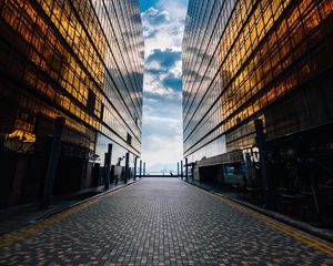 Preview wallpaper buildings, facade, glass, architecture, modern