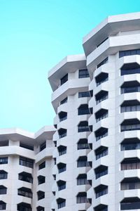 Preview wallpaper buildings, facade, windows, white, sky