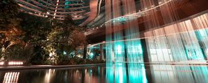 Preview wallpaper buildings, facades, architecture, lighting, fountain