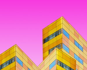 Preview wallpaper buildings, facades, architecture, geometry, symmetry