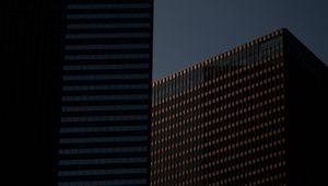 Preview wallpaper buildings, facades, architecture, dark