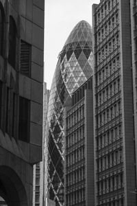 Preview wallpaper buildings, facades, architecture, windows, black and white