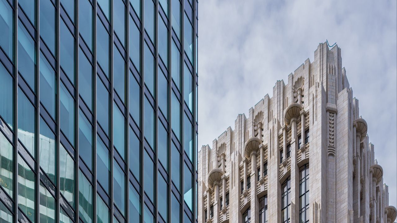 Wallpaper buildings, facades, architecture, windows, glass