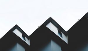 Preview wallpaper buildings, facades, corners, sharp, minimalism
