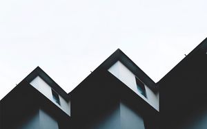 Preview wallpaper buildings, facades, corners, sharp, minimalism