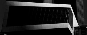 Preview wallpaper buildings, facades, edges, black and white