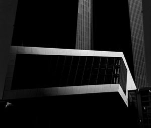 Preview wallpaper buildings, facades, edges, black and white
