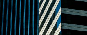 Preview wallpaper buildings, facades, glass, stripes, edges