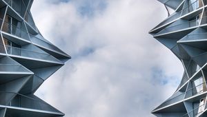 Preview wallpaper buildings, facades, relief, architecture, sky