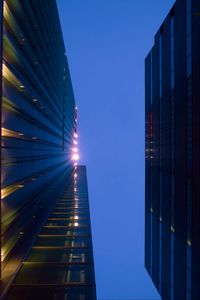 Preview wallpaper buildings, facades, sky, architecture, bottom view