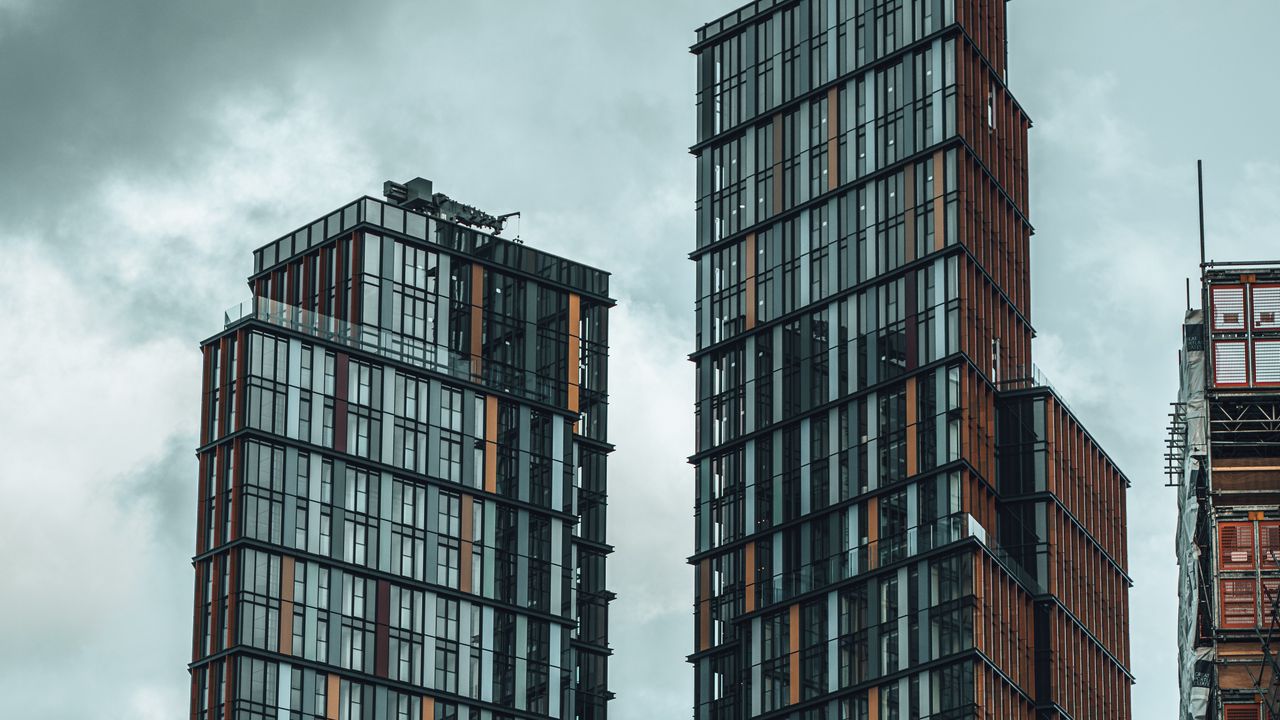 Wallpaper buildings, glass, architecture, construction