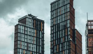 Preview wallpaper buildings, glass, architecture, construction