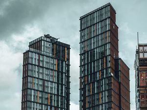 Preview wallpaper buildings, glass, architecture, construction