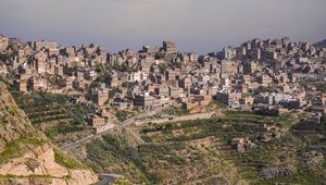 Preview wallpaper buildings, houses, city, yemen