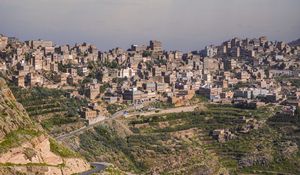 Preview wallpaper buildings, houses, city, yemen