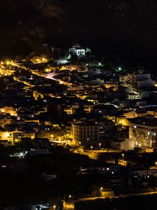 Preview wallpaper buildings, houses, streets, city, night