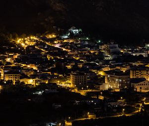 Preview wallpaper buildings, houses, streets, city, night