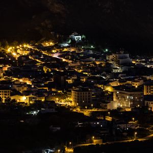 Preview wallpaper buildings, houses, streets, city, night