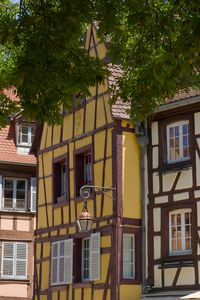 Preview wallpaper buildings, lantern, street, trees, city, architecture