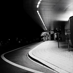 Preview wallpaper buildings, light, night, bw