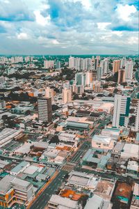 Preview wallpaper buildings, road, city, architecture, sky