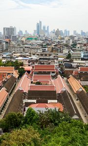 Preview wallpaper buildings, roofs, bangkok, city, thailand, asia