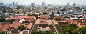 Preview wallpaper buildings, roofs, bangkok, city, thailand, asia